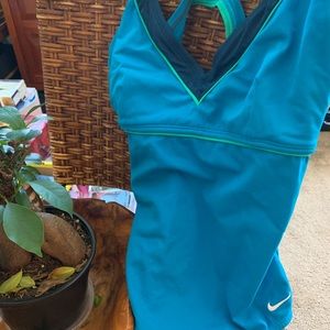 Women’s Nike Blue racer back Bathing Suit